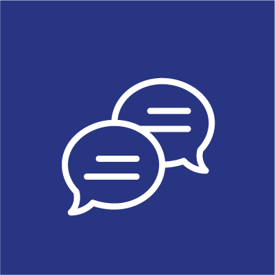 Pictogramme Parler le même langage