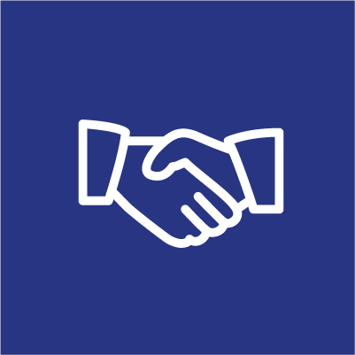 Pictogramme S'ouvrir à de nouvelles formes de collaboration